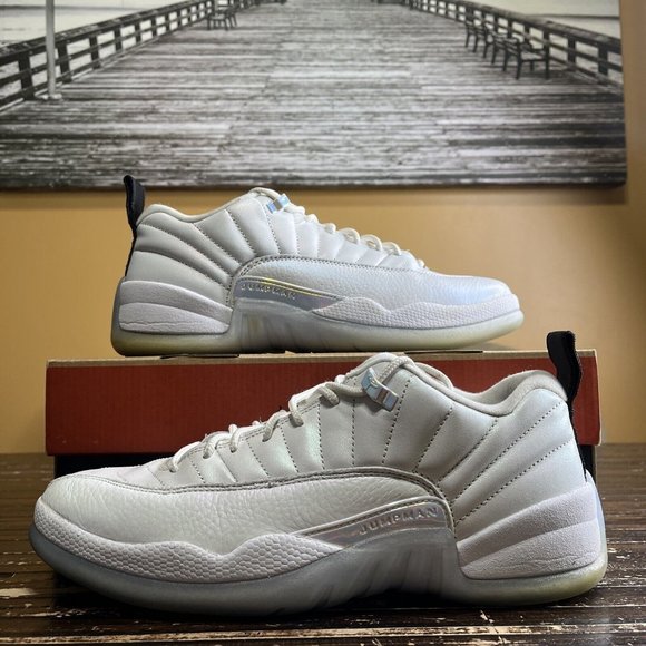 Men's Air Jordan 12 Retro Low Easter DB0733-190 Shoes (2021) White Size 9.5 - Picture 1 of 7